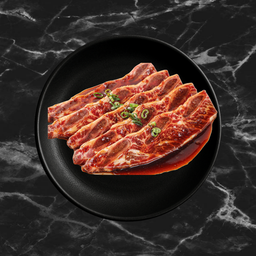 LAカルビ味付け (骨付きカルビ焼き肉) 양념LA갈비 Marinated LA Galbi (Short rib born-in bbq)