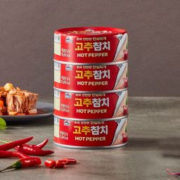 사조 고추참치 캔  Sajo Canned Hot Pepper Tuna 150g*2