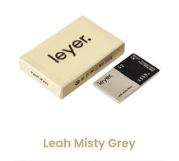 -6.00 LEYER Korea Graded Contact Lenses Leah Misty Grey