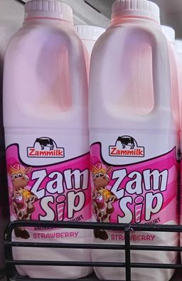 Zamsip Strawberry Drinking Yoghurt 1lt
