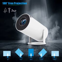 Tripsky Hy300 Pro Projector HY320 Mini 4k Smart Android 11 Home Theater Projecteur Portable HD Proyector Smart Projector