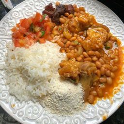 Riz Blanc + Vandzou + Sauce Tomate - CHEZ TATA NOELIE