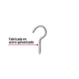 Blíster con 12 armellas abiertas de 17 x 40, FIERO