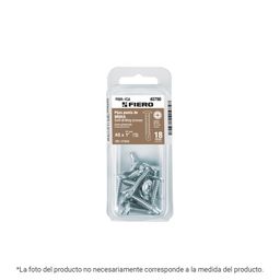 Blíster con 15 pijas cabeza cruz, punta broca 1-1/4', FIERO