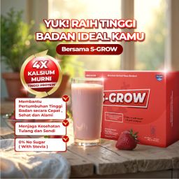 S-GROW Suplemen Peninggi Badan Terbaik