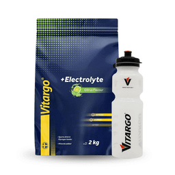 Citrus Flavour + Vitargo clear bottle 750ml + Whisk ball