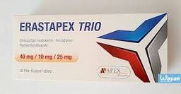 ايراستابكس تريو 25/10/40مجم30 قرص س ج