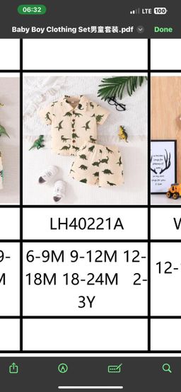 20 pieces of short sleeve suits catalog 