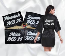 Personalised Satin Gowns
