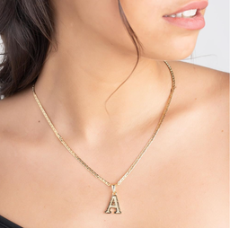 18K Gold Plated Initial Necklace (A-Z AVAILABLE)