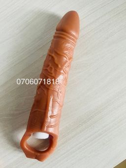 Vibrating 25cm Realistic Dildo Penis Sleeve