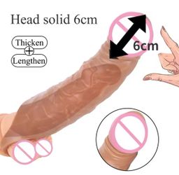 25cm Realistic Dildo Penis Sleeve