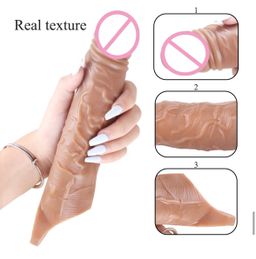 25cm Realistic Dildo Penis Sleeve