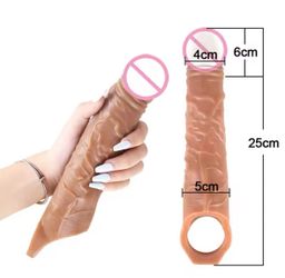 25cm Realistic Dildo Penis Sleeve