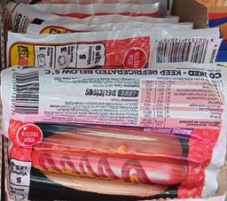 Eskort Gold Red Viennas Pork 5’S 125gr