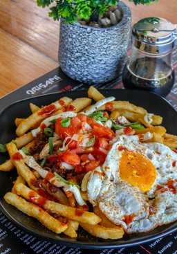 Papas Koreanas (Korean french fries)