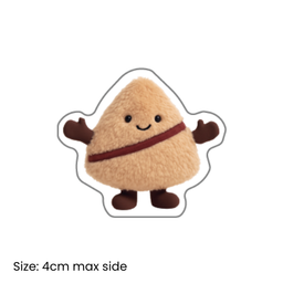 Nasi Katok Waterproof Sticker