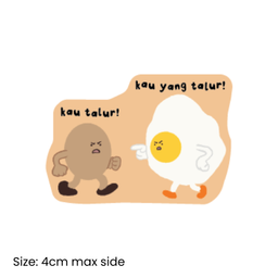 Kau Talur! Waterproof Sticker