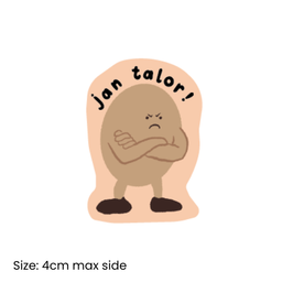 Jan Talor! Waterproof Sticker