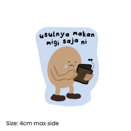 Makan Migi Waterproof Sticker
