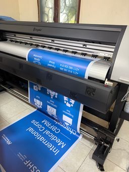 Square meter of outdoor sticker