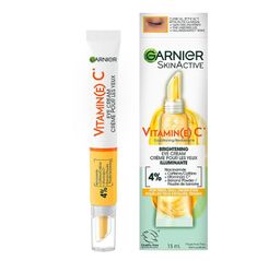 CRÈME CONTOUR DES YEUX contenant de la caféine, 4 % de niacinamide, de caféine, de vitamine C et de poudre de banane.Affrontez les cernes, les ridules, les pattes d'oie, la peau terne et plus encore