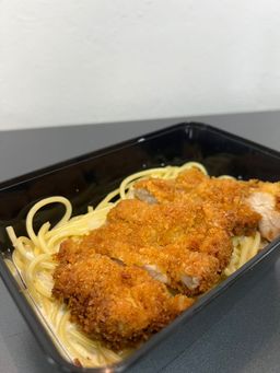 Carbonara + Chicken Chop