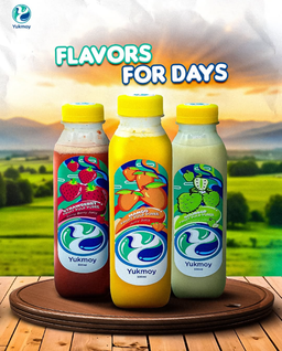 Yukmoy's Fruit Pulp Puree I For Cocktails I Desserts I Margaritas I Smoothies I Milkshake I Ice Tea I Ice Cream I Pastries I 1 Pack Duo (500ml each)