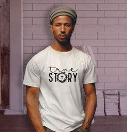 📝 True Story – Bold Faith T-Shirt That Declares the Gospel with Style
