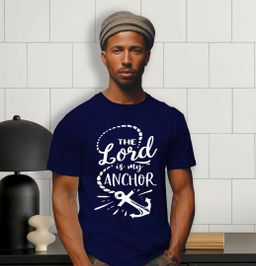 📝 The Lord Is My Anchor – Faith-Filled T-Shirt for Strength and Stability