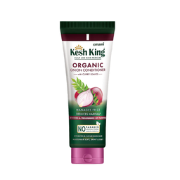 Kesh King Organic Onion Conditioner with Curry Leaves - 200ml | كيش كينج بلسم عضوي لجميع أنواع الشعر - 200 مل