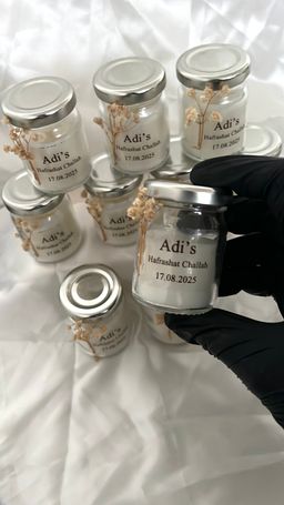 נר יוקרתי בצנצנת – בעבודת יד