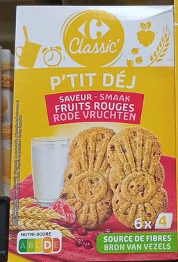 Crf Clas. Bisc. Pet. Dej. Fruits Rouge 