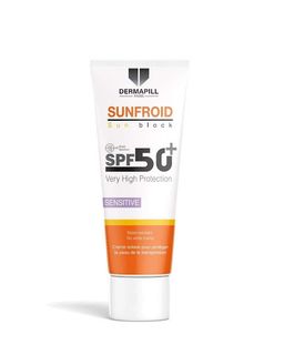 واقي شمس كيميائي ديرمابل بشرة جافة DERMAPILL SUNFROID SUNBLOCK SENSATIV SKIN	