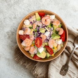 14/04 TUESDAY- PRAWN PASTA SALAD 