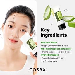 Cosrx sun cream واقي شمس كورزكس الوفرا
