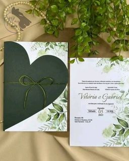 Convite coração 