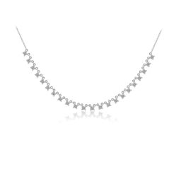 Silver dot necklace 