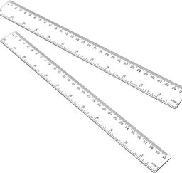 12" Plastic Ruler