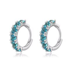 Blue crystal huggies