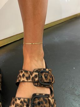 Golden classic anklet 