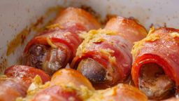 Ficatei de pui in bacon