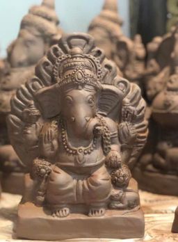 6”-8”  LT Plain Lalbaug Cha ka raja 