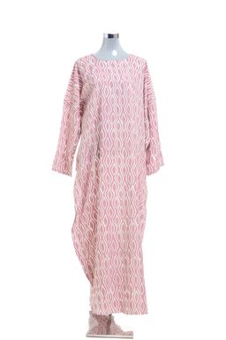 KAFTAN ABAYA DAUN WITH DIAMANTE CRYSTAL LONG SLEEVE  : PURPLE BELACAN