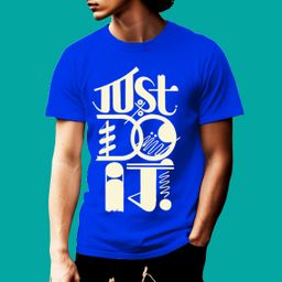 💪 Just Do It – Army Green Bold Motivation Tee