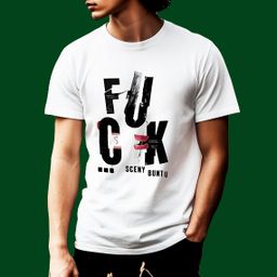 🔥 Raw Edge Urban Typography Tee"