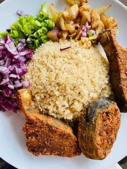 ATTIEKE ALOCO POISSON FRIT - FLORA FOOD