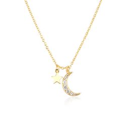 Moon and star necklace 