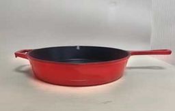 2.1L Round Frying Pan - Red/Blue/White/Orange