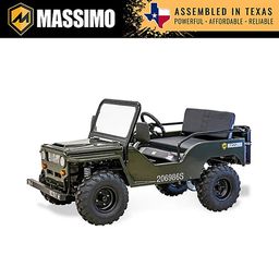 Mini Jeep 125 cm³ | Édition Willys | 3 vitesses | Tout-terrain | Moteur essence